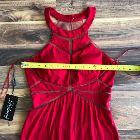 BNWT La Femme floor length gown - Picture 6 of 10